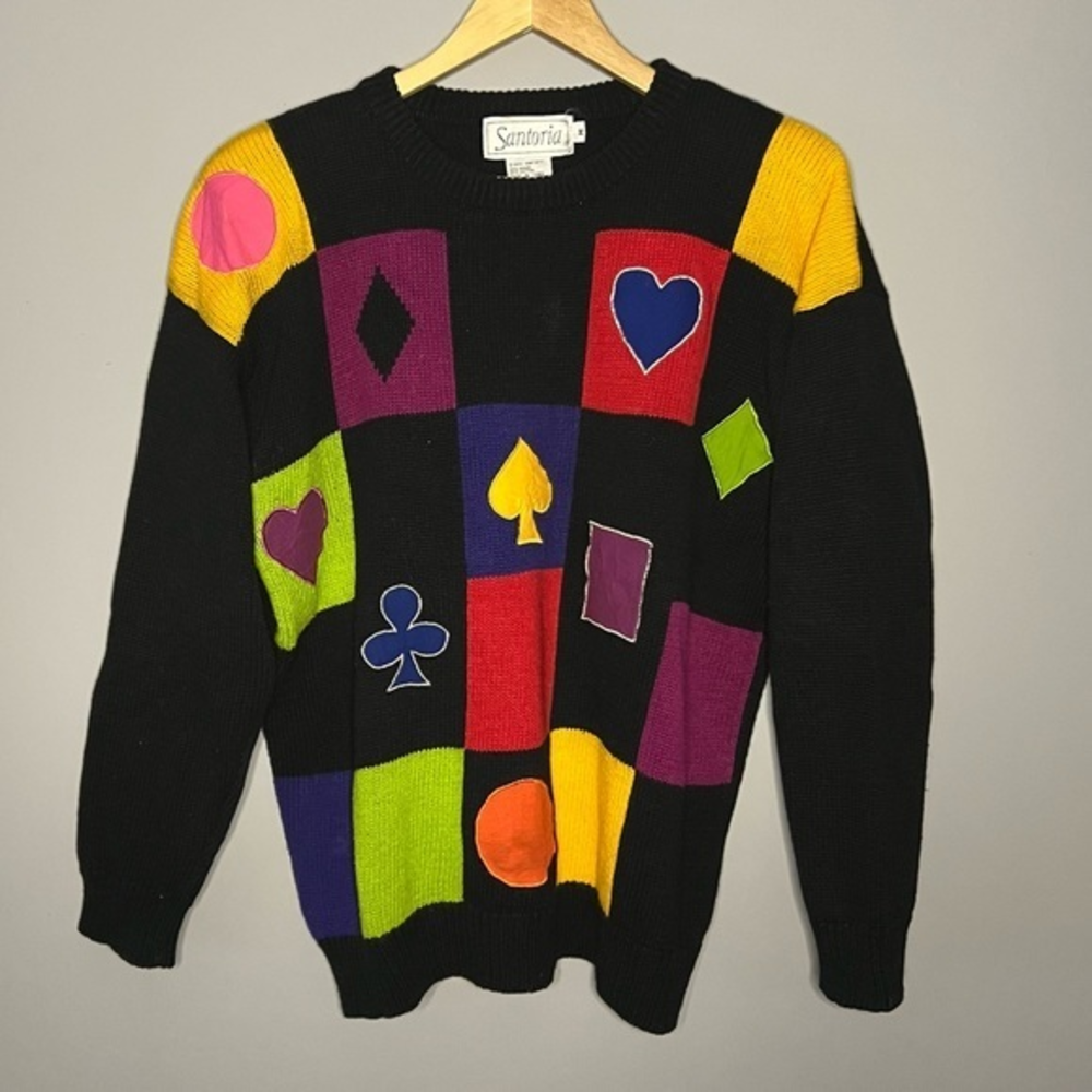 Vintage‎ 1992 Santoria multicolor sweater